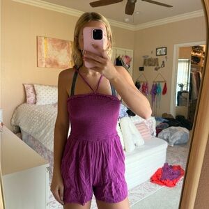 Target Purple Strapless Dress